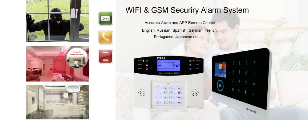 WIFI&GSM Security Alarm System