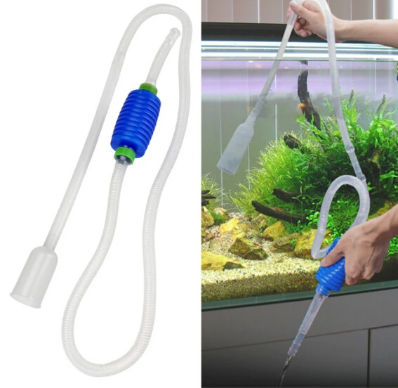 

Aquarium Fish Tank Vacuum Gravel Water Filter Cleaner Siphon Pump Manual Cleaner Pump Safe Vacuum 1.43m Cleaning Tools#3$