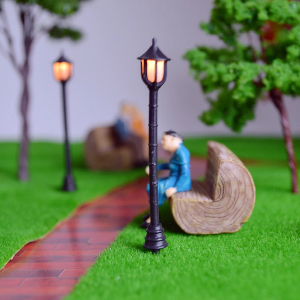 

100PCS/LOT miniature scale model street light for architectural model lamppost