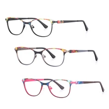 Нержавеющая сталь солнце Стекло металлический Стекло рамка для чтения Стекло es предписанные оправы очков прозрачные линзы компьютерные очки