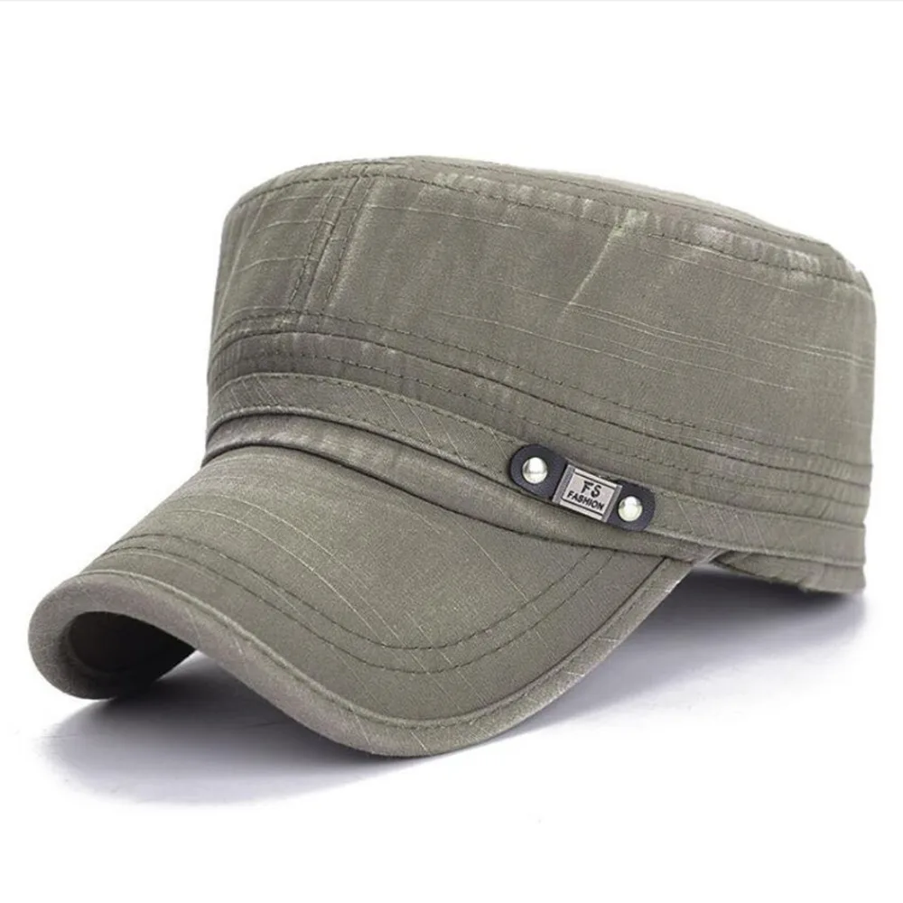 Unisex High Quality Military Caps Army Tactical Hats Flat Top Caps