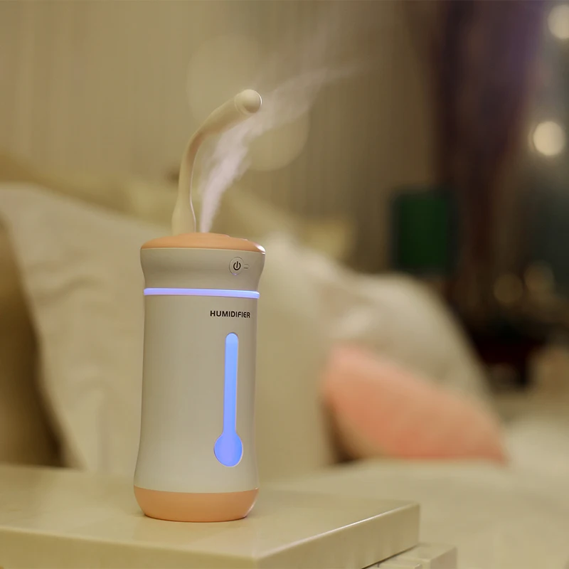 300ml Car Cup Humidifier with Aroma Lamp Essential Oil Ultrasonic Electric Aroma Diffuser Mini USB Fan Air Humidifiers Fogger