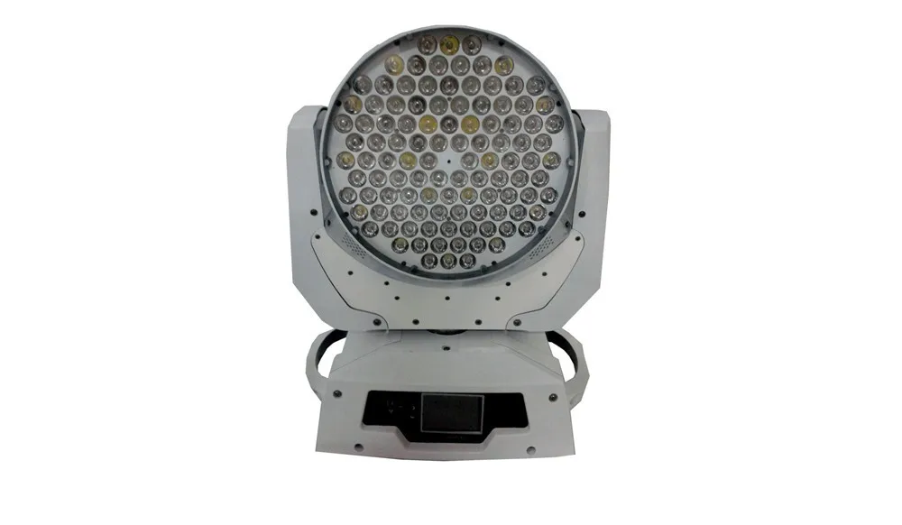 108 шт 3 Вт RGBW 4в1 светильник с подвижной головкой, Белый Чехол, большая мощность DMX 512 сценический светильник с подвижной головкой, светодиодные сценические лампы