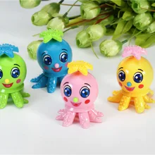 Детские игрушки новые странные Мультяшные маленькие цепочки для осьминога Заводной унисекс животное пластик специальное предложение