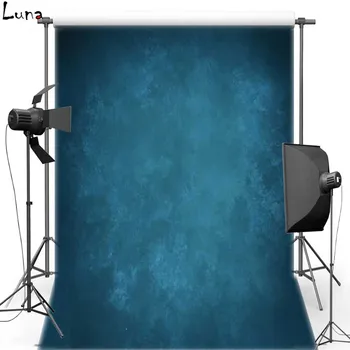 

Texture Blue Solid Color Vinyl Photography Background For Wedding New Fabric Flannel Backdrop For Children photo studio MH079