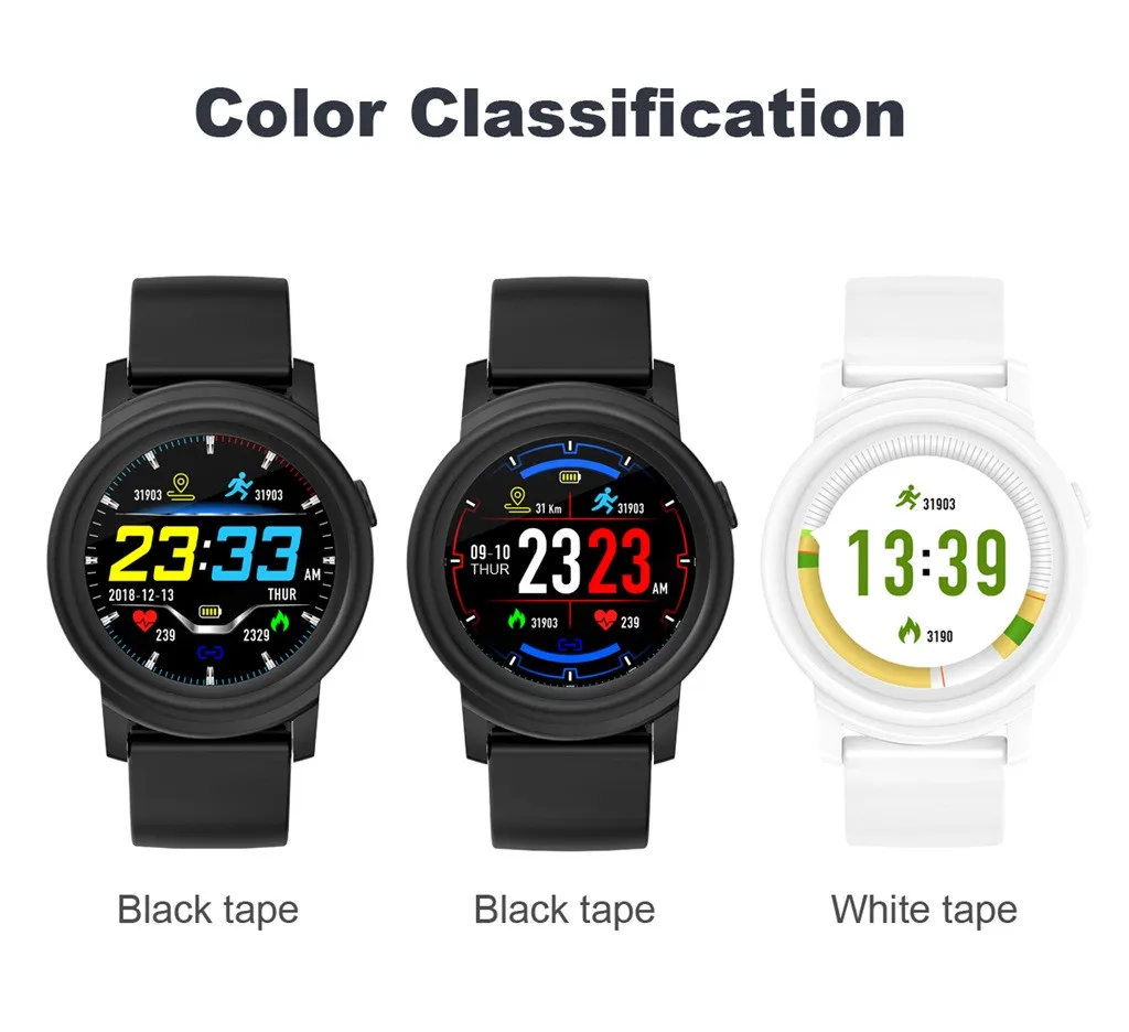 

CARPRIE 2019 New DK02 Smart Watch Heart Rate Sleep Monitor Smart Health Fitness Tracker Bracelet For Android And iphone Z30404