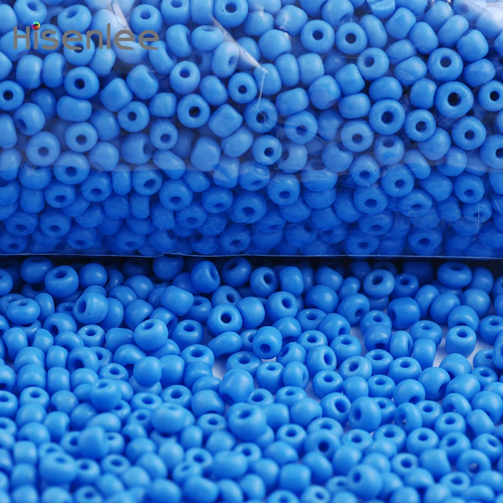 

Hisenlee 3mm 50g/pack Light Blue Colors Crystal Glass Spacer Beads Czech Glass Beads Never Fade For Handmade DIY Jewelry Making