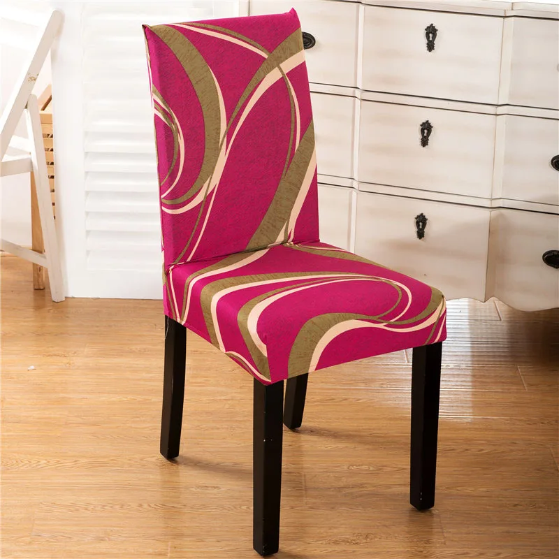 Comwarm современный обеденный чехол для кресла спандекс стрейч полиэстер Тотем элегантный цветочный узор Чехол для сидения отель офис Чехол для стула