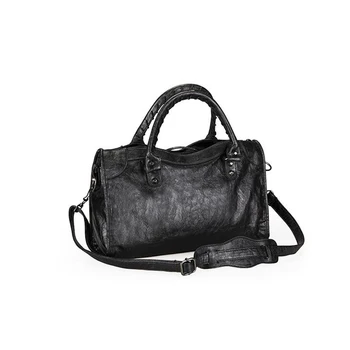 Luxury Handbags Women Bags Designer Soft Tassel Motorcycle Bag Ladies Chic PU Leather Stylish Crossbody  Shoulder Bag 1