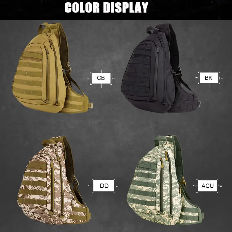 SINAIRSOFT Military Backpack 14 Inches Loptop Tactical Backpacks Sports Camping Outdoor Wading Ches