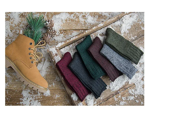 ARMKIN/зимние женские носки; теплые носки; повседневные хлопковые флисовые Носки; цветные женские носки в стиле народностей; Рождественский подарок