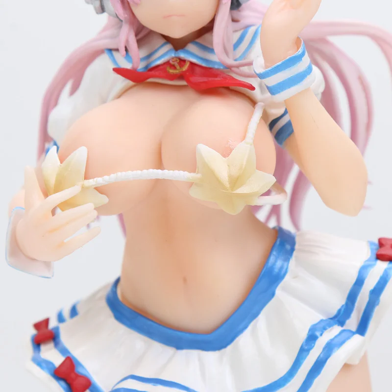 Аниме supersonico фигурка школьная форма для девочек супер купальный костюм Sonico бикини Горячая Коллекционная модель игрушки куклы