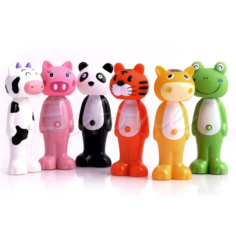 1 PC Baby Toothbrush Silicone Toothbrush Kids CartoonTooth Brush Soft Bristle Tooth Brush Mouth Clean Teether Training