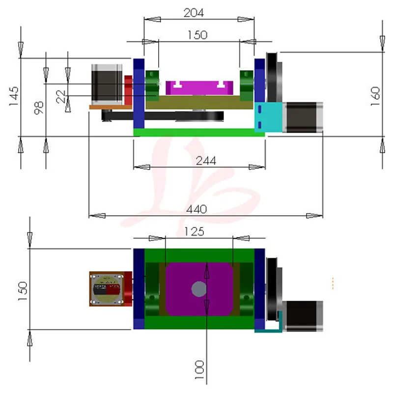 4th Aixs/5th Axis/A Aixs ось вращения 100 мм патрон со столом для станков с ЧПУ