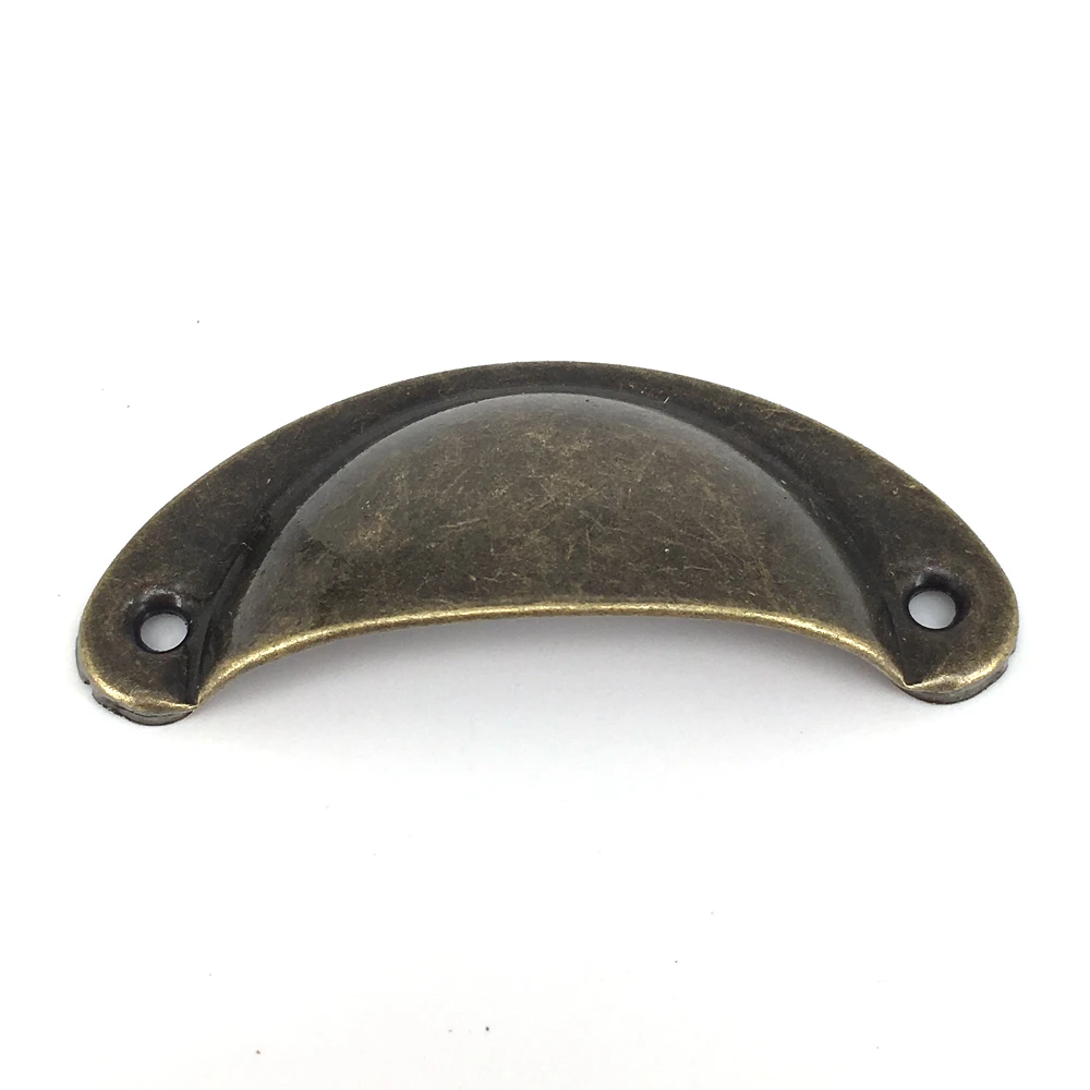 Antique Bronze Drawer Handle Cabinet Hardware Shell Pull Handle Bin Cup Handles And Pulls Hardware Specialty Cabinet Warecabinet Hardware Sets Aliexpress