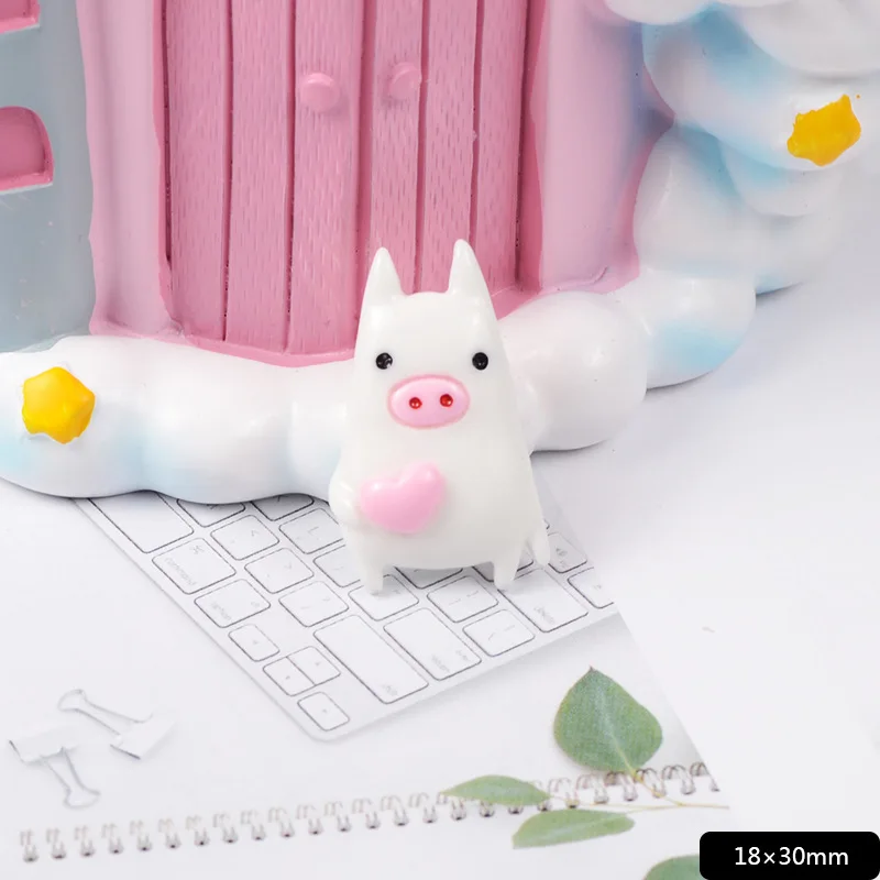 10 шт. Kawaii Единорог Flatback Смола Кабошон милый лебедь панда ремесло для DIY заколки для волос украшения поставки украшения