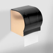 Portable Toilet Paper Holder Aluminum Wall Hanging Bathroom Tissue Holder Wall Mounted Paper Roll Holder Box Sealed Waterproof