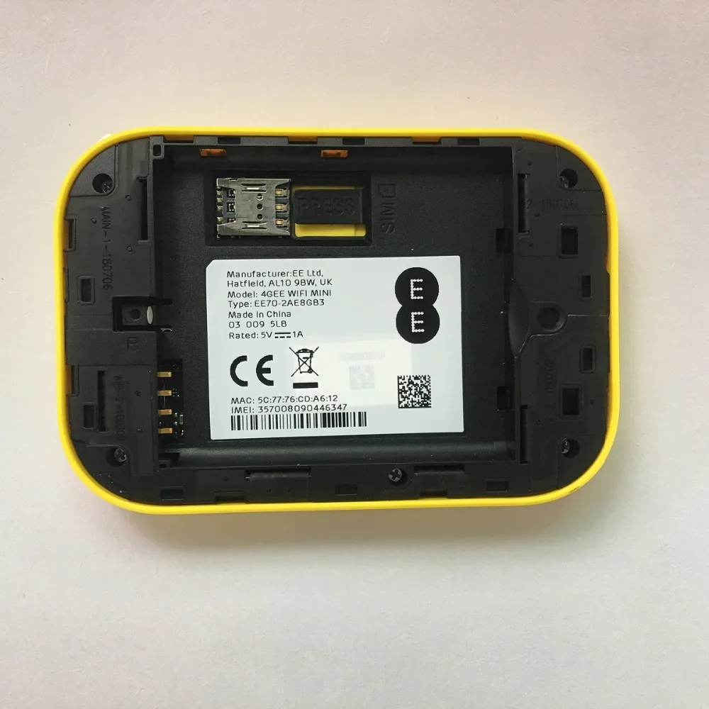 Новый разблокирована EE Mini 2 4G LTE Alcatel EE70VB Мобильный Wi-Fi роутер Точка доступа с Сим слот для карт