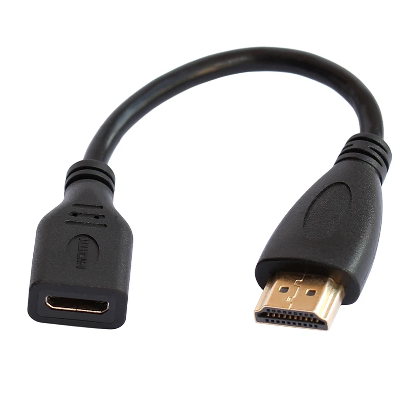 15cm Mini HD Female to HD Male adapter Cable for Tablet DV camerain