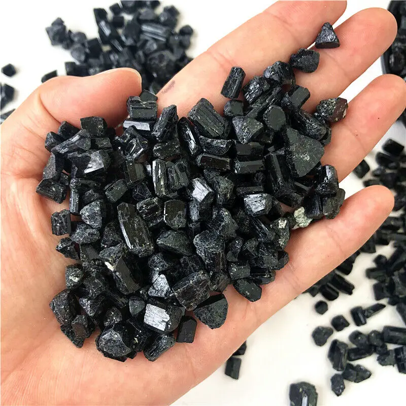 

Wholesale 50g Natural Black Tourmaline Gem Mineral Specimen Energy Stone Rough Healing Natural Stone Crystal