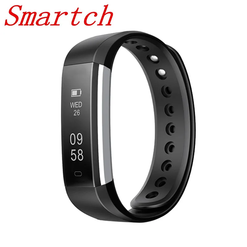 

Smartch Waterproof Smart Bracelet Watch Sport Wrist Band Pedometer ID115 HR for Android iOS pk Xiaomi Fitbits with Heart rate tr