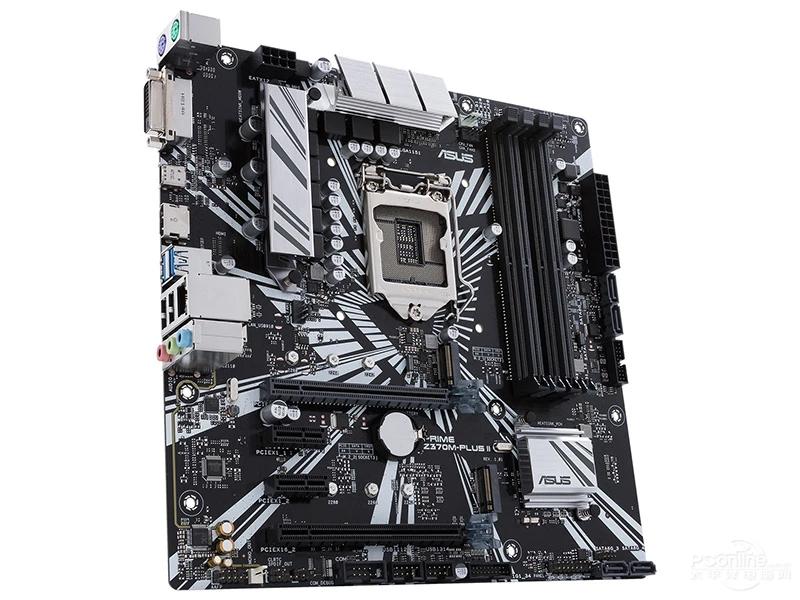 

ASUS Z370M-PLUS II 9-phase digital power Z370 M-ATX motherboard supports 9900K 9700K