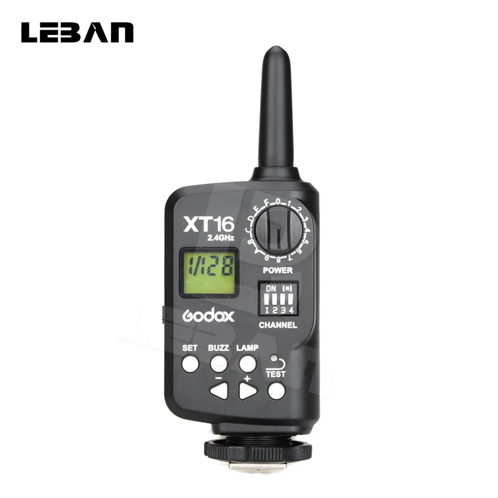 

Godox XT16 Wireless 2.4G Power Control Flash Transmitter for Godox Studio Flash ( Transmitter Only )