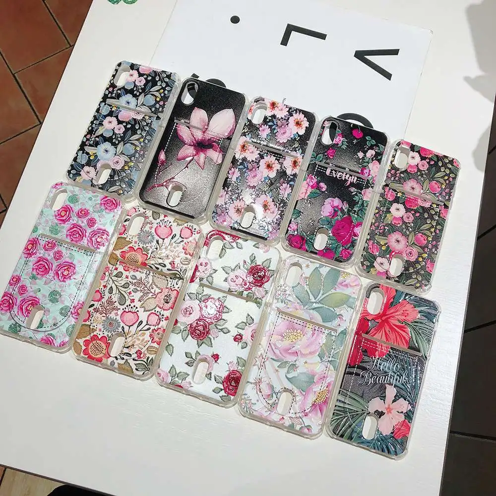 KISSCASE 3D цветок ТПУ чехол для телефона iPhone 7 8 Plus XR XS Max X слот карт мягкий 6 6s 5 5S SE Funda Capa