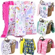 Muslinlife, дизайн, высокое качество, детское одеяло в горошек, Мики, единорог, горячая Распродажа, одеяло для фотосъемки, детское одеяло, 70*100 см