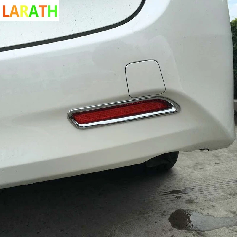 

For Toyota Alphard Vellfire 2015 2016 ABS Chrome Rear Tail Fog Light Lamp Cover Trim Frame Sticker Molding Protector Accessories
