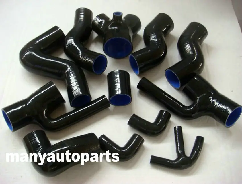 

Silicone Induction Intake Hose Pipe for Audi S4 RS4 Biturbo A6 B5 2.7L Bi-Turbo BLACK