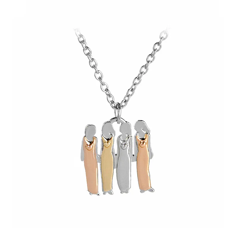 10PC / lot best friends sister Pendant Nacklace Sister Little Sister Necklaces BFF Fashion Women Best Friend Jewelry