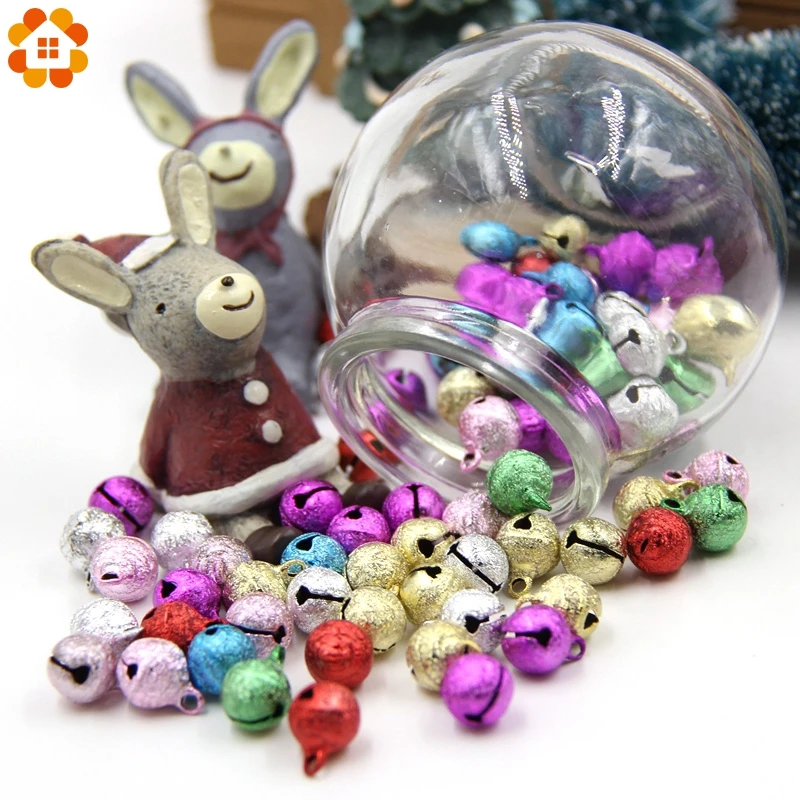 

30PCS Multi Color Copper Jingle Bells Loose Beads Small Pendants For Christmas Tree DIY Party Crafts Gifts Decor Accessories