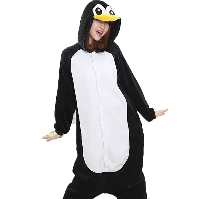 ABENCA Penguin Onesie Adult Animal Costume Women Pajamas