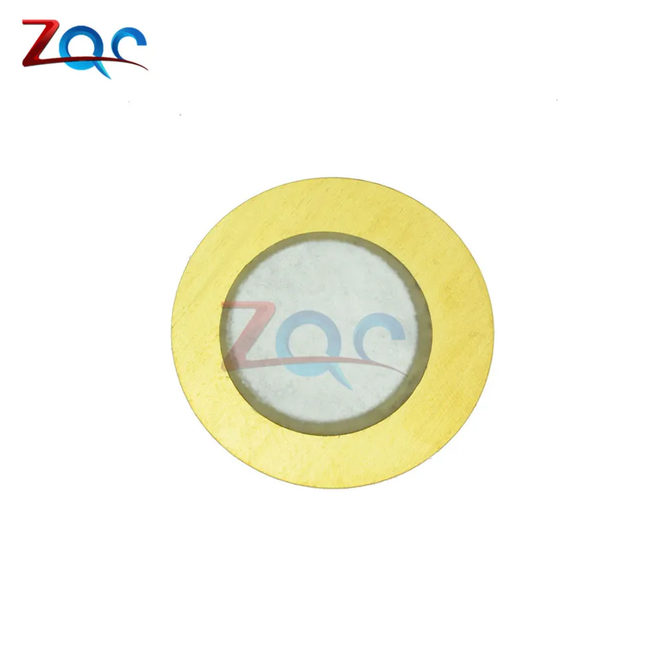 27mm Aluminum Cover Transducer Piezo Elements Disc Buzzer Sounder Sensor Copper