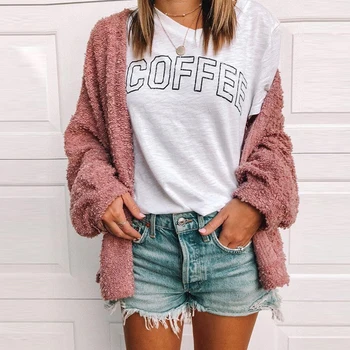 

New Fashion Women Long Sleeve Loose Sweater Knitted Cardigan Coat Jacket Outwear Casual Dark Pink Streetwear Open Stitch Jackets