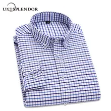 Хлопок клетчатые мужские рубашки с длинными рукавами весна осень печатные мужские Рубашки повседневные облегающие мужские топы в полоску верхняя одежда YN10258