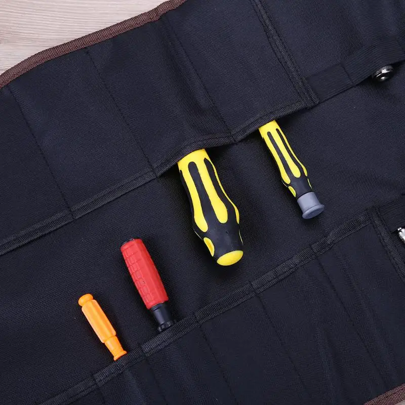Многоцелевой Оксфорд холст долото ролл прокатки ремонт инструмент утилита сумка практичная с ручками для переноски два цвета шить