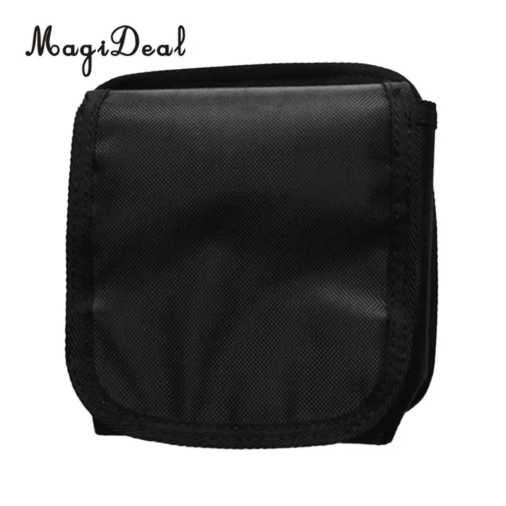 MagiDeal Scuba Diving Snorkeling Spare Weight Belt Pocket Bag Pouch Black- 20Kg