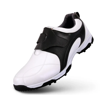 Pgm/обувь для гольфа; мужские кроссовки для гольфа; нескользящая Водонепроницаемая Мужская обувь для активного отдыха; профессиональные дышащие кроссовки для тренировок; AA51028 - Цвет: Черный
