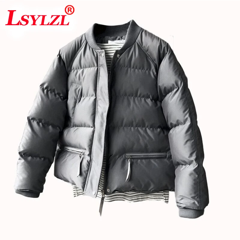 

Winter Warm Thick Ladies Jacket Woman Zipper Clothing Solid Color Female Quilted Coat 2019 New Plus Size Snow Cheap Parka C498