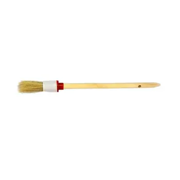 

2PCS Car Auto Washing Care Interior Soft Bristle Wood Handle Brush Detailing Cleaner