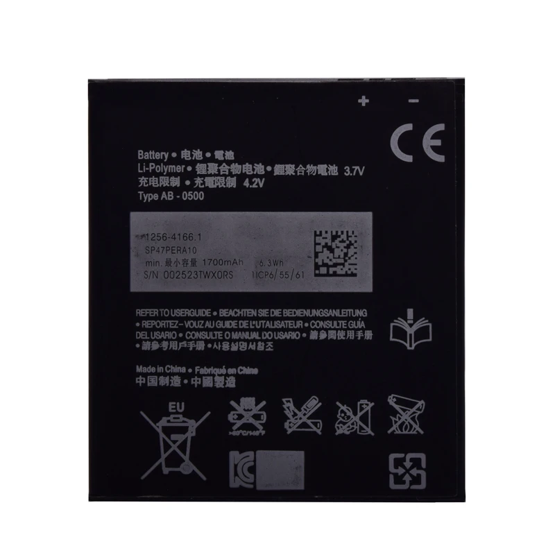 SIYAA Мобильный телефон батарея BA900 для Sony Xperia GX TX LT29i SO 04D S36H ST26I AB 0500 1700 мА/ч литий