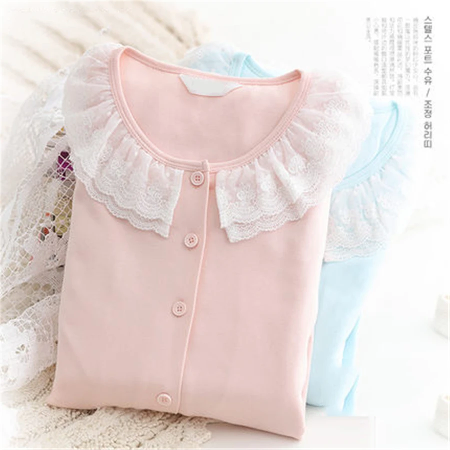 Maternity Breastfeeding Clothes Cotton Sleepwear Nursing Pajamas Suit Pregnanci Long Sleeve For Pregnant Women Clothes 70M0218 maternity breastfeeding clothes cotton sleepwear nursing pajamas suit pregnanci long sleeve for pregnant women clothes 70m0218