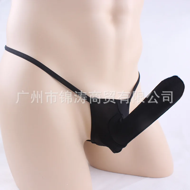 

Sexy Gay Men Exotic Underwear Condom G String Male Thongs Briefs Lingerie Colorful Jockstrap Cock Sock Cueca Boxer Calzoncillos