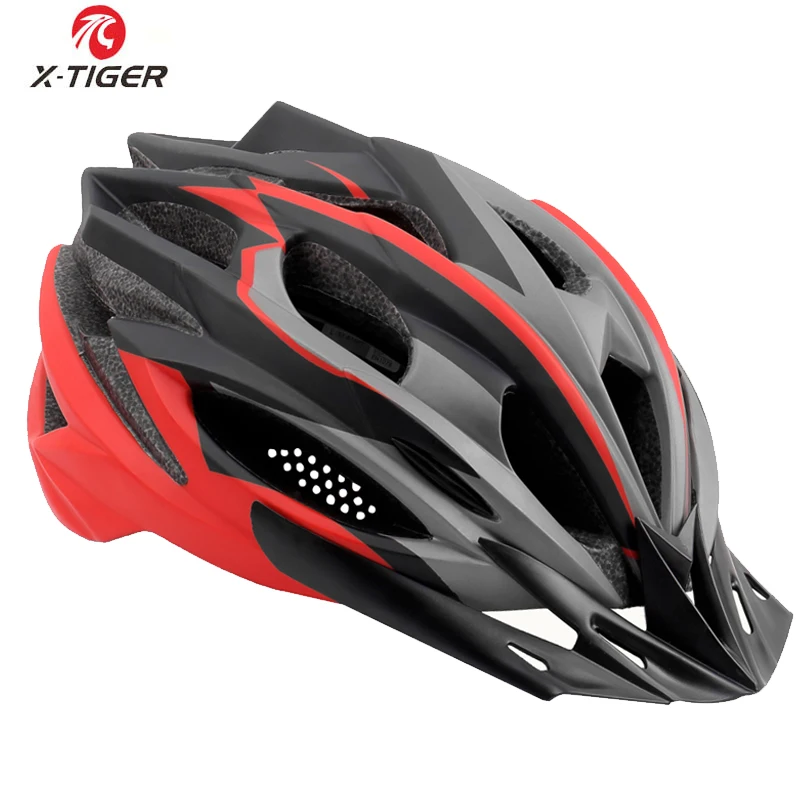 X-TIGER ультралегкий велосипедный шлем EPS+ PC чехол MTB велосипедный шлем цельная форма велосипедный горный велосипедный шлем для мужчин и женщин - Цвет: X-TK-0505