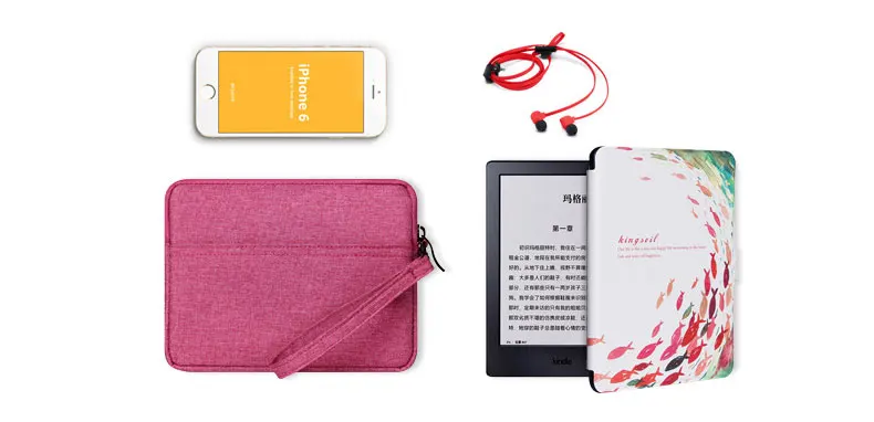 6 Inches Case For Amazon Kindle Paperwhite 3 Pocketbook Cover Tablet Pouch Bag Sleeve Case For Kindle Paperwhite With Strap (4)