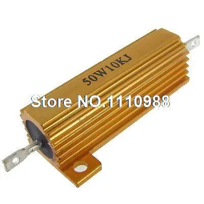 

50W 10K Ohm Aluminum Housing Resistor for Arena Audio