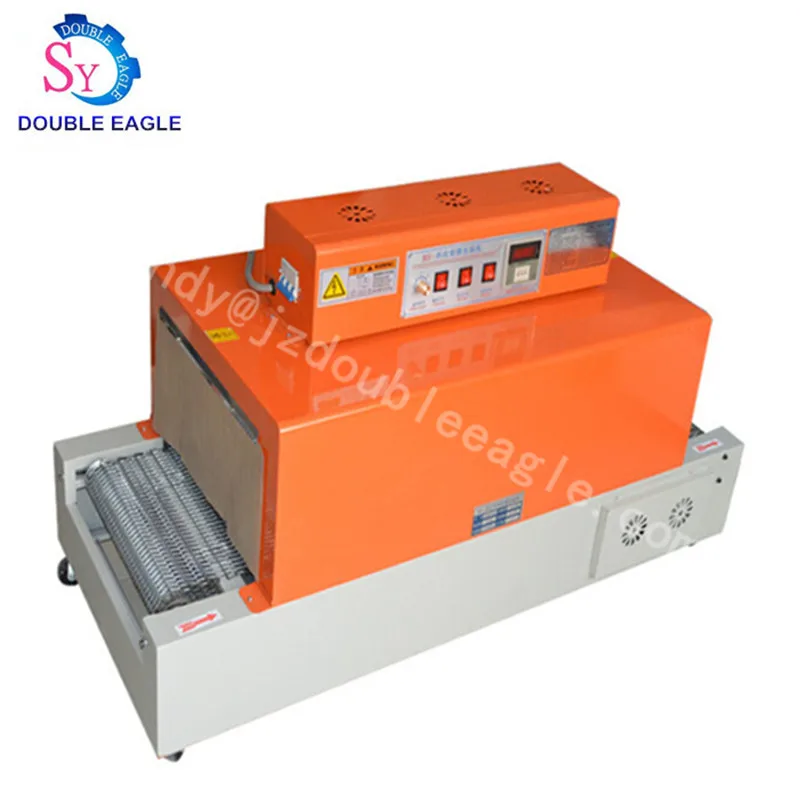 

BS-260 small heat shrink wrapping packing film machine/PET PP POF film package infrared shrinker packaging machine 220v