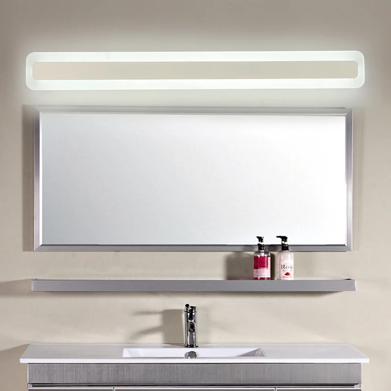 led Mirror front light bathroom simple and modern led toiletry makeup light waterproof fog bathroom toilet bathroom mirror lamp|modern led|led lamp modernled modern - AliExpress